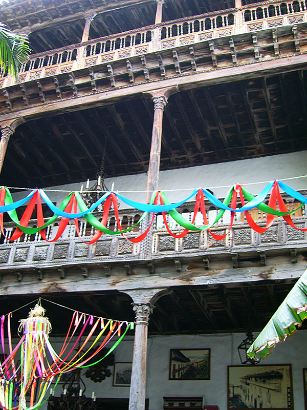 Die bekannten Balkone in Orotava