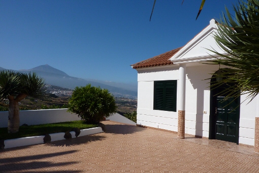 Gästehaus mit Aussicht auf Teide, Puerto de la Cruz und Meer