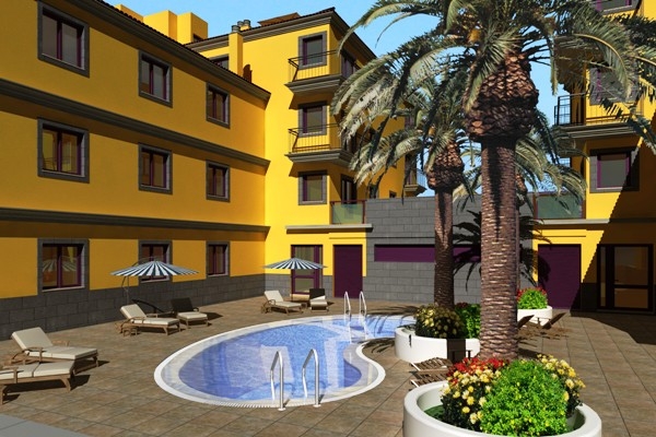 Pool und Sonnenterrasse
