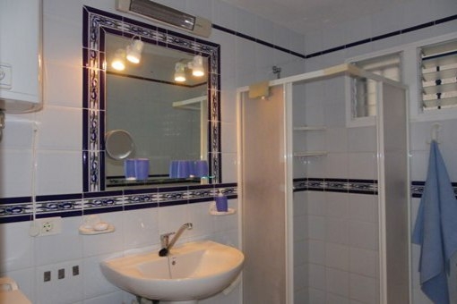 Badezimmer mit Dusche
