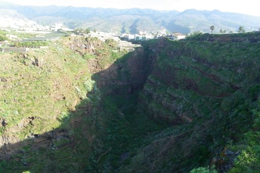 Natürliche, wilde Landschaft im Barranco