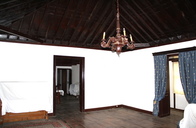 Typisches kanarisches chalet mit zwei etagen im la orotava tal