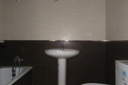 Badezimmer mit Badewanne