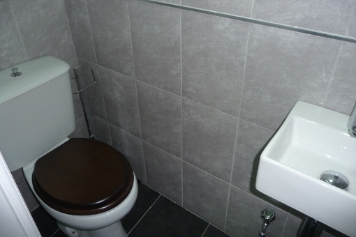 Moderne Toilette