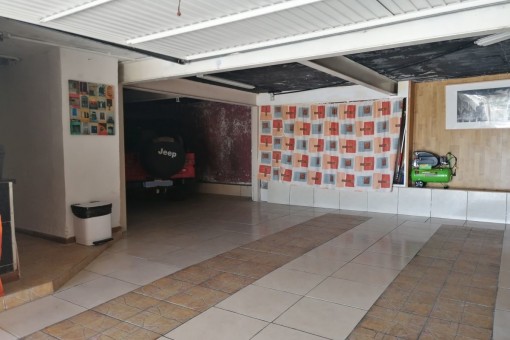 Garage des Hauses