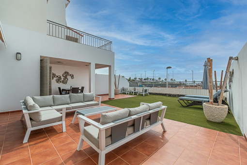 Modernes Apartment mit sehr großer Terrasse in der Anlage Magnolia Golf in La Caleta