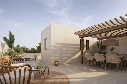 Geräumige 2-Zimmer-Wohnung mit privater Dachterrasse in Los Cristianos