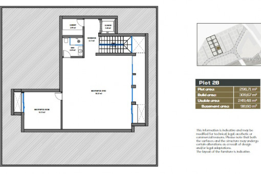 Villa 28 - Planta Sotano