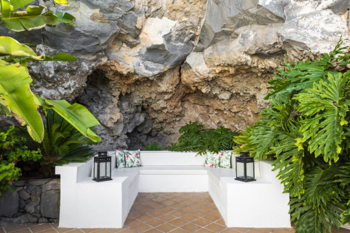 Nette Sitzecke im Garten