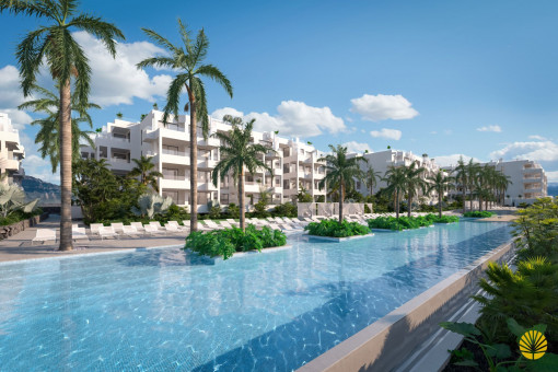 Wunderschönes Duplex-Penthouse mit großen Terrassen in neuer Luxusanlage in Palm-Mar