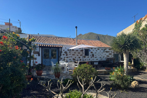 Authentisches kanarisches Haus mit großem Privatgarten inmitten der Natur in El Roque, im Süden von Teneriffa
