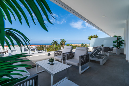 Brandneue Zweizimmerwohnung mit Meerblick in Las Terrazas de Costa Adeje