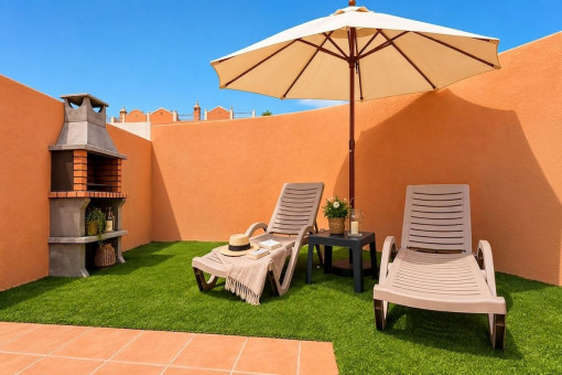 Reihenhaus (Maisonette) mit großer Eckterrasse in Palm-Mar, Arona, Teneriffa